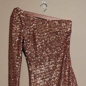 Gold Sequence Dress